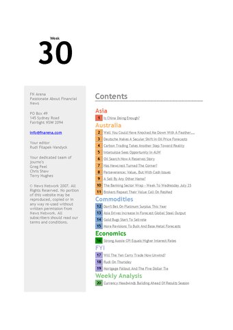 FNArena Weekly PDF Preview