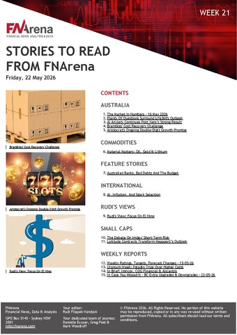 FNArena Weekly PDF Preview