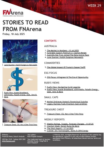 FNArena Weekly PDF Preview