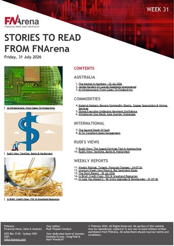 FNArena Weekly PDF Preview