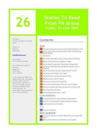 FNArena Weekly PDF Preview