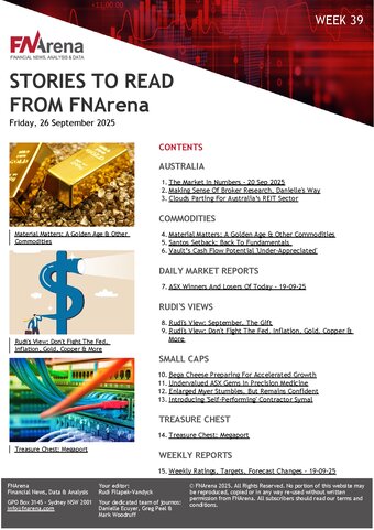 FNArena Weekly PDF Preview