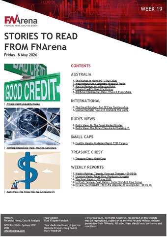 FNArena Weekly PDF Preview
