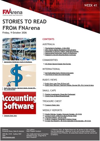 FNArena Weekly PDF Preview