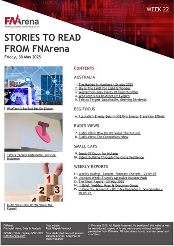 FNArena Weekly PDF Preview