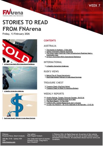 FNArena Weekly PDF Preview