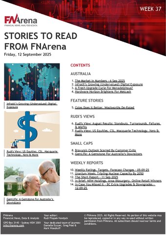 FNArena Weekly PDF Preview
