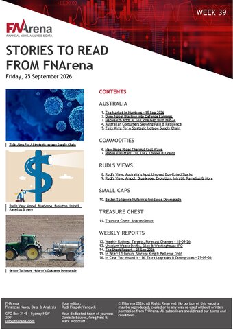 FNArena Weekly PDF Preview