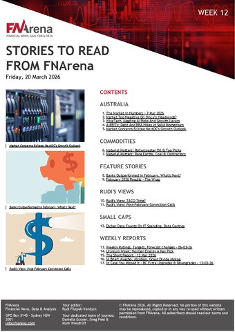 FNArena Weekly PDF Preview