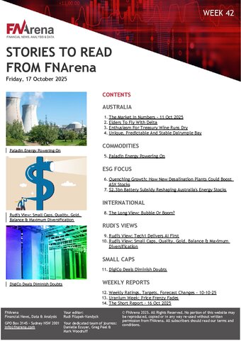 FNArena Weekly PDF Preview