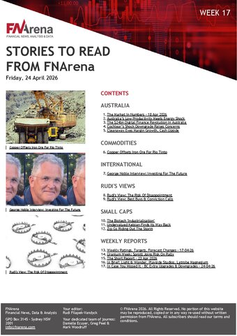 FNArena Weekly PDF Preview