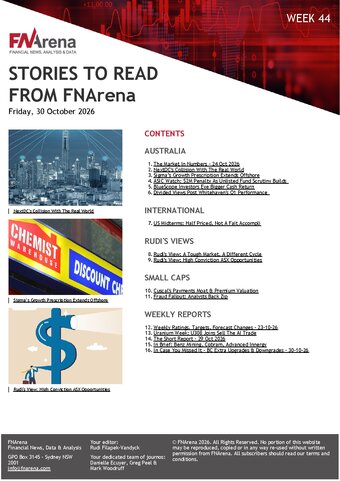 FNArena Weekly PDF Preview