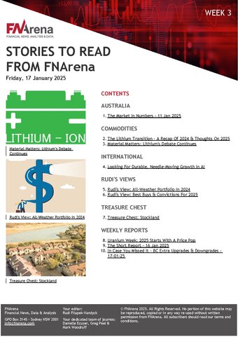 FNArena Weekly PDF Preview