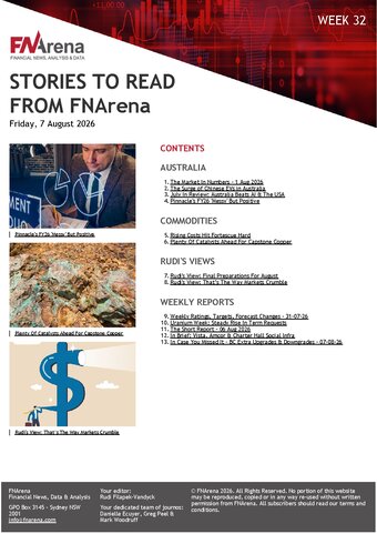 FNArena Weekly PDF Preview