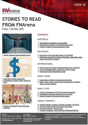 FNArena Weekly PDF Preview