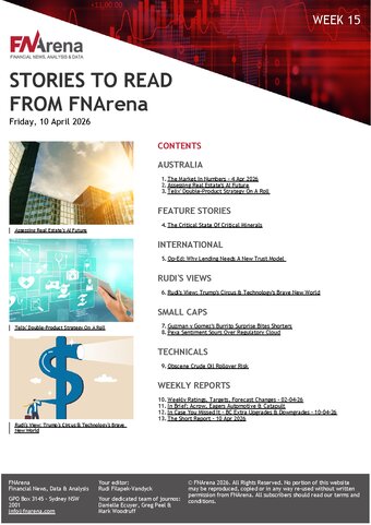 FNArena Weekly PDF Preview