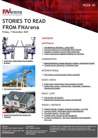 FNArena Weekly PDF Preview