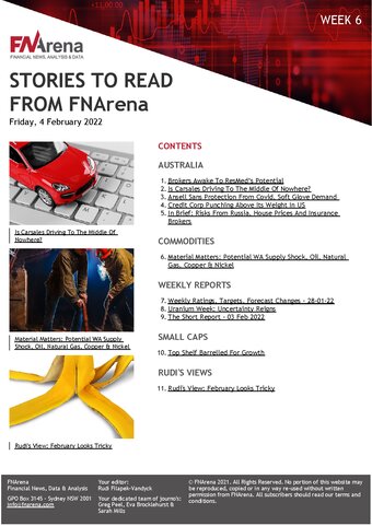 FNArena Weekly PDF Preview