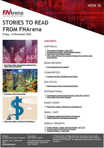 FNArena Weekly PDF Preview