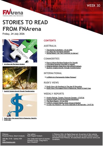 FNArena Weekly PDF Preview