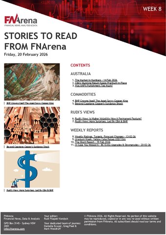 FNArena Weekly PDF Preview