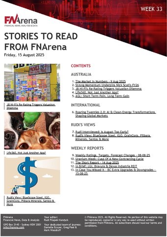 FNArena Weekly PDF Preview