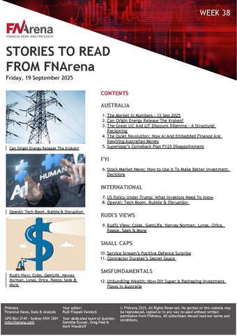 FNArena Weekly PDF Preview