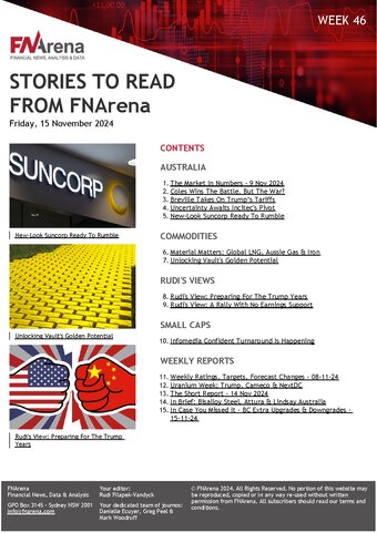 FNArena Weekly PDF Preview