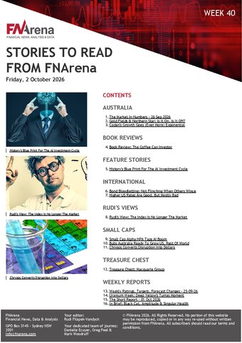 FNArena Weekly PDF Preview