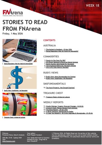 FNArena Weekly PDF Preview