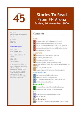 FNArena Weekly PDF Preview