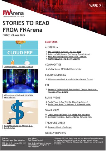 FNArena Weekly PDF Preview
