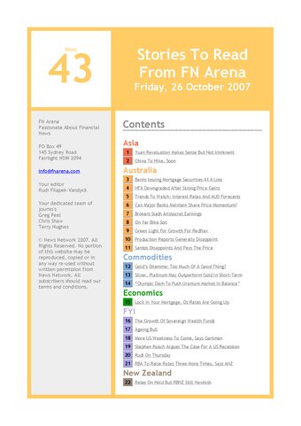 FNArena Weekly PDF Preview