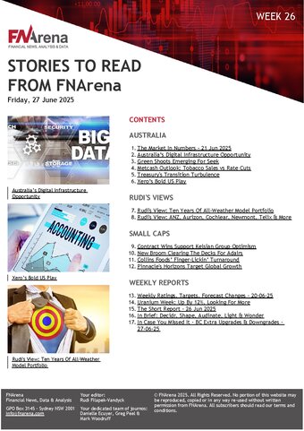 FNArena Weekly PDF Preview