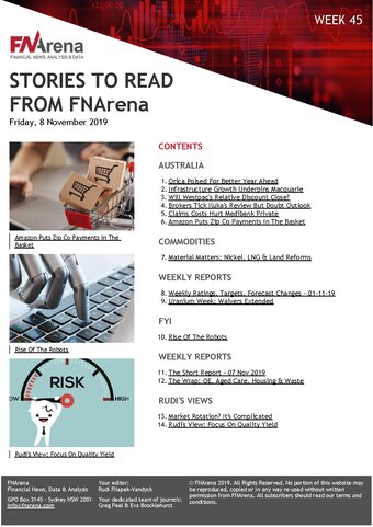 FNArena Weekly PDF Preview