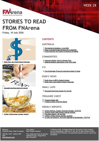 FNArena Weekly PDF Preview