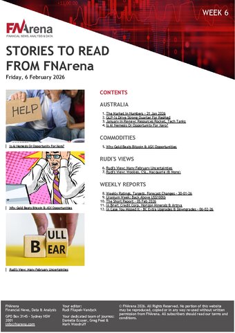 FNArena Weekly PDF Preview