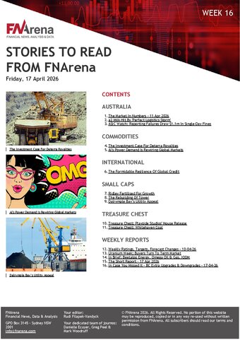 FNArena Weekly PDF Preview