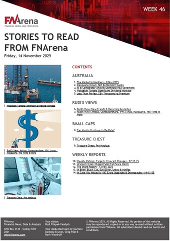 FNArena Weekly PDF Preview
